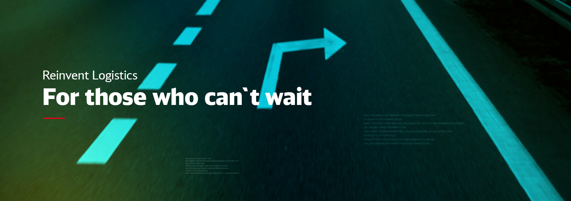 Reinvent Logistics - For those who can't wait